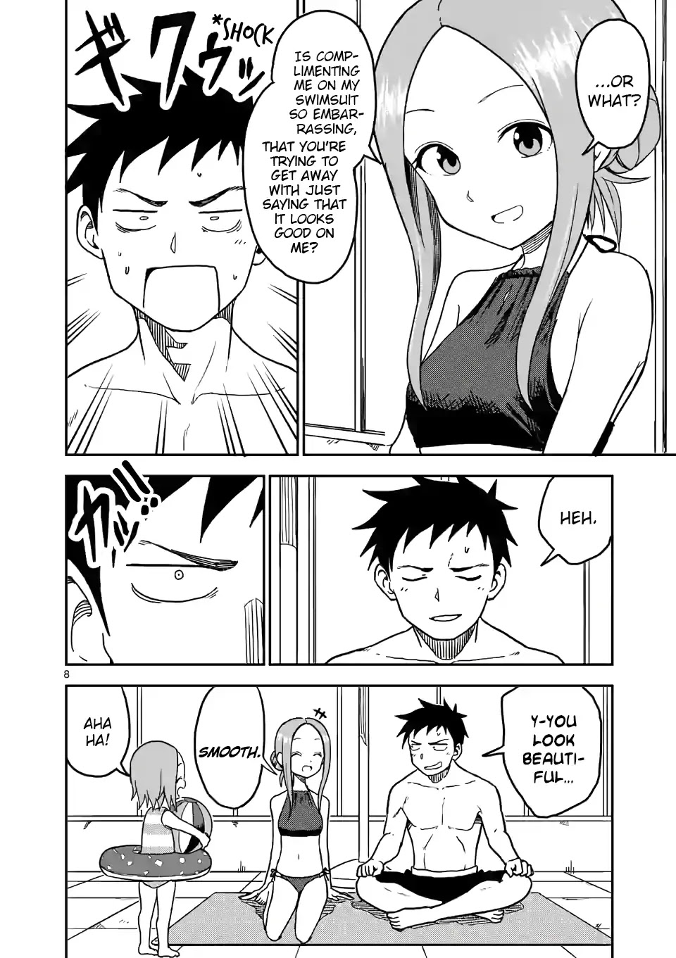 Karakai Jouzu no (Moto) Takagi-san Chapter 101 page 8 - Chapter 101