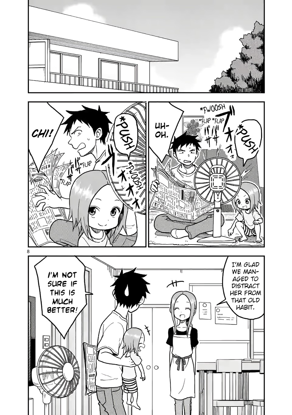 Karakai Jouzu no (Moto) Takagi-san Chapter 104 page 8 - Chapter 104