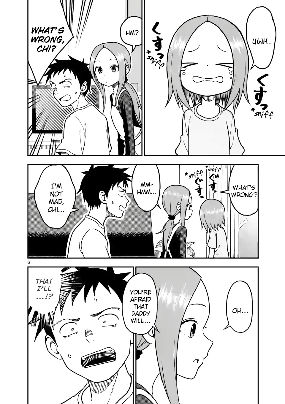 Karakai Jouzu no (Moto) Takagi-san Chapter 105 page 6 - Chapter 105