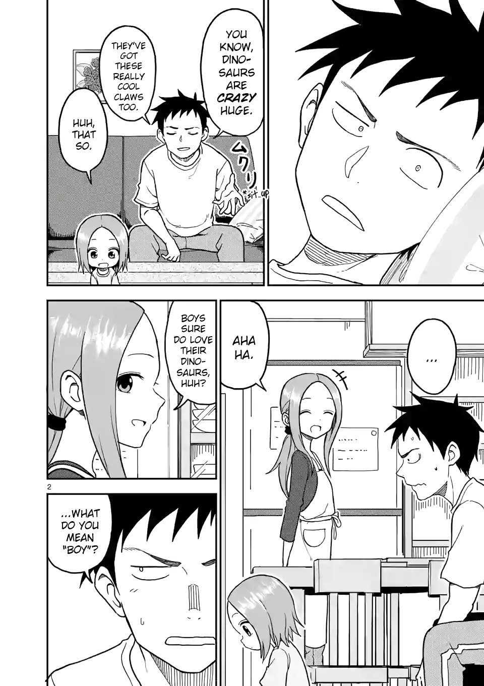 Karakai Jouzu no (Moto) Takagi-san Chapter 106 page 2 - Chapter 106