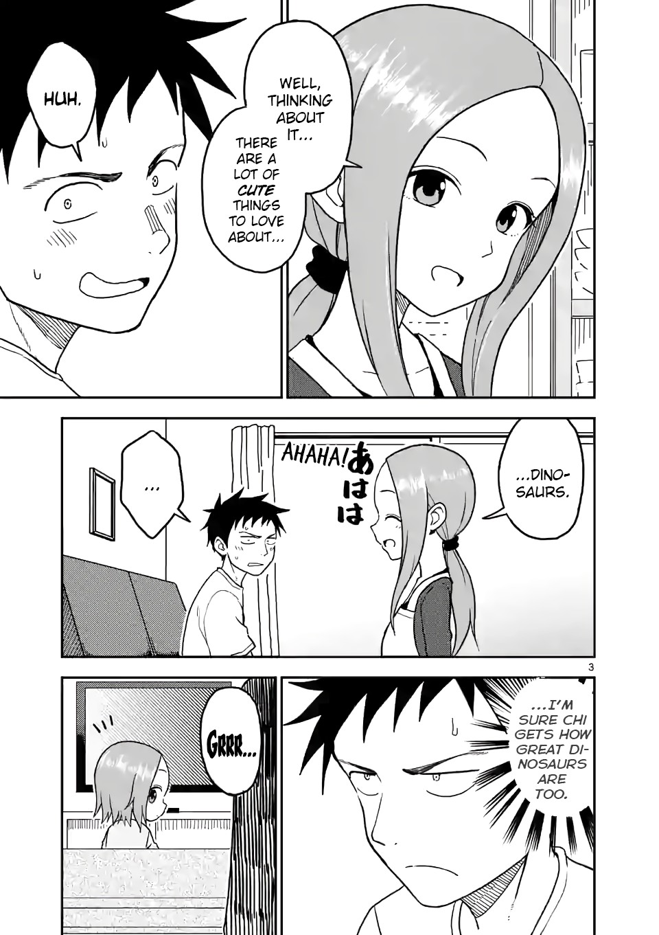 Karakai Jouzu no (Moto) Takagi-san Chapter 106 page 3 - Chapter 106