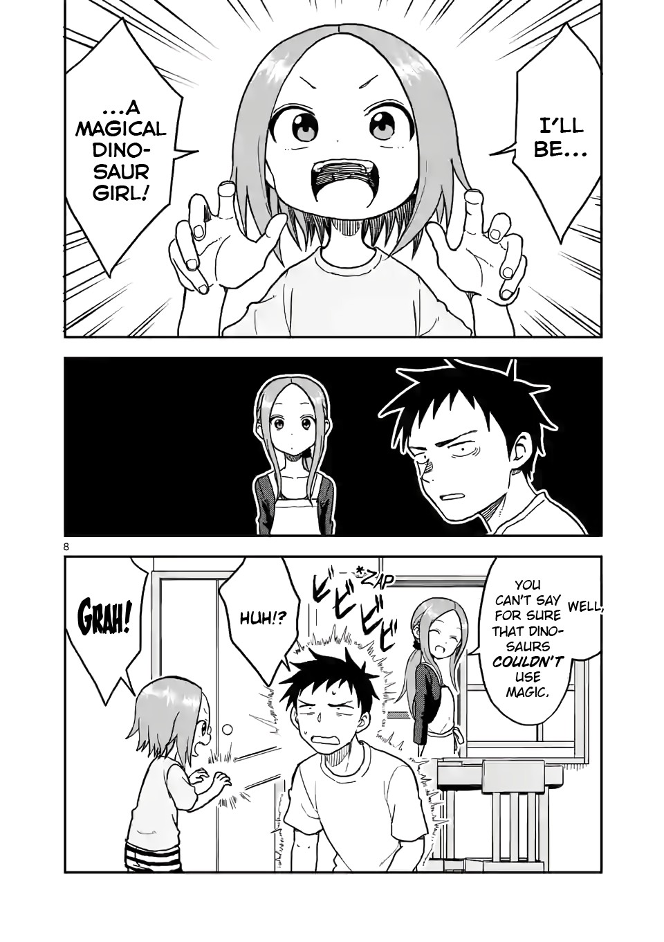 Karakai Jouzu no (Moto) Takagi-san Chapter 106 page 8 - Chapter 106