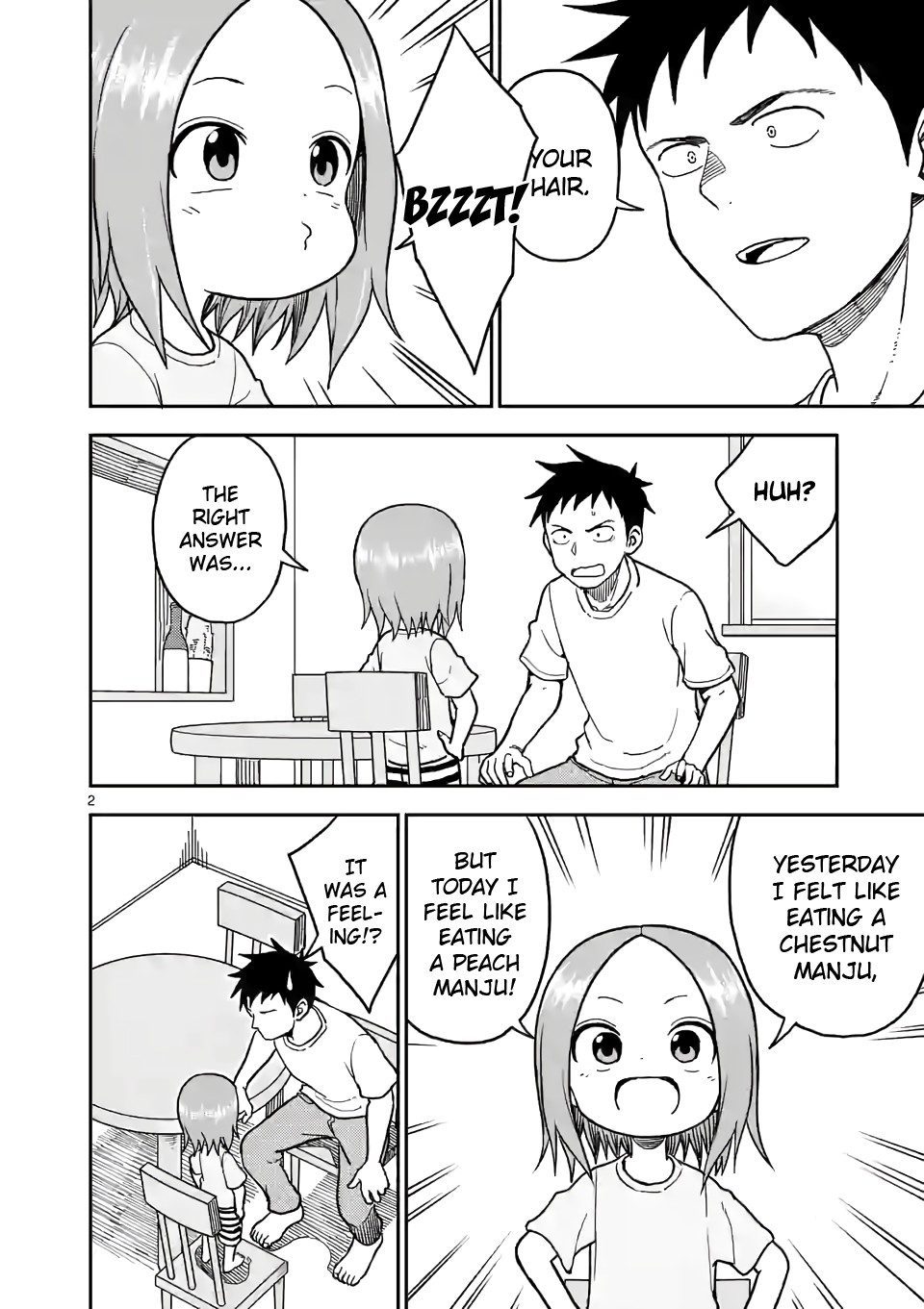 Karakai Jouzu no (Moto) Takagi-san Chapter 107 page 2 - Chapter 107