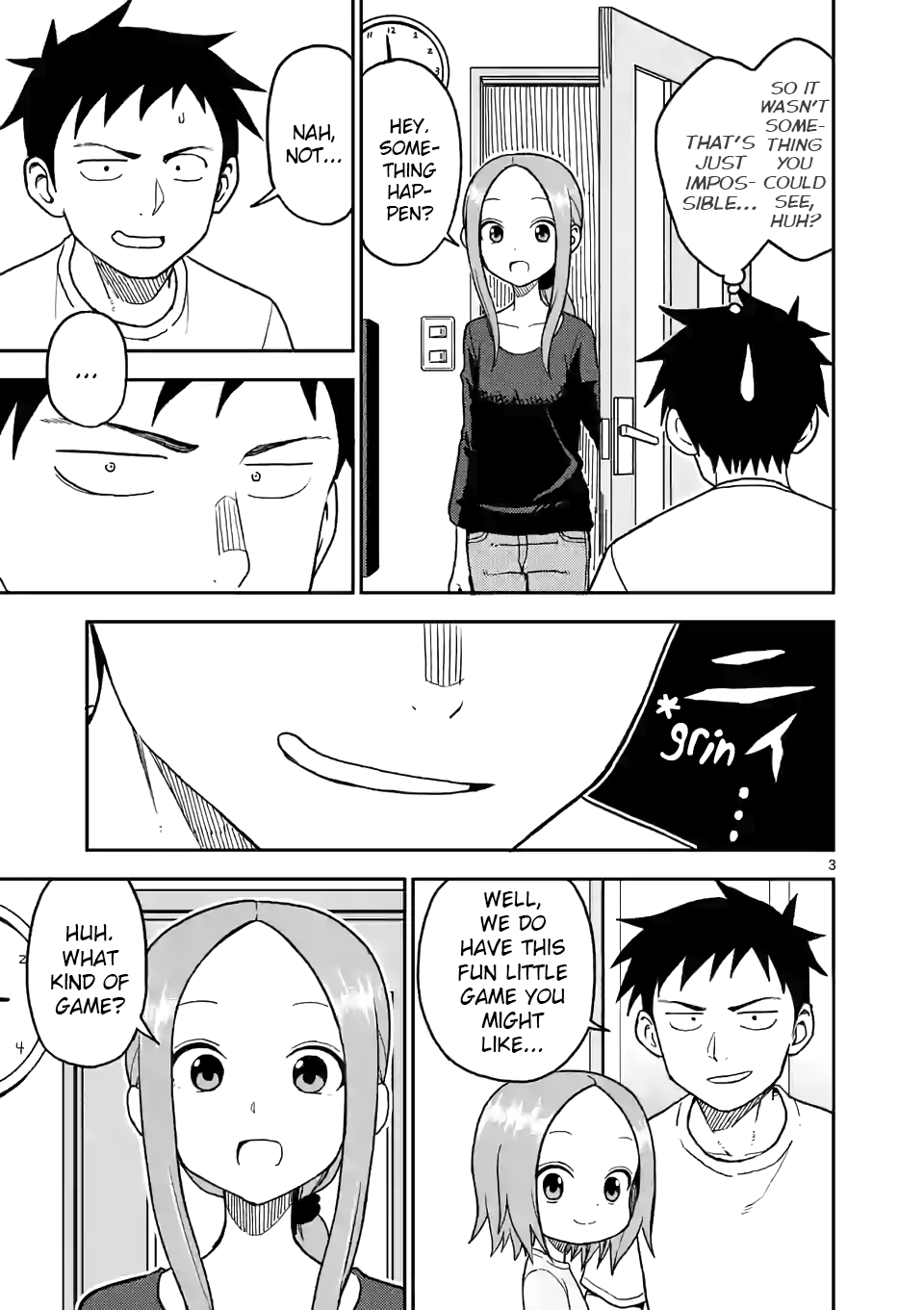 Karakai Jouzu no (Moto) Takagi-san Chapter 107 page 3 - Chapter 107