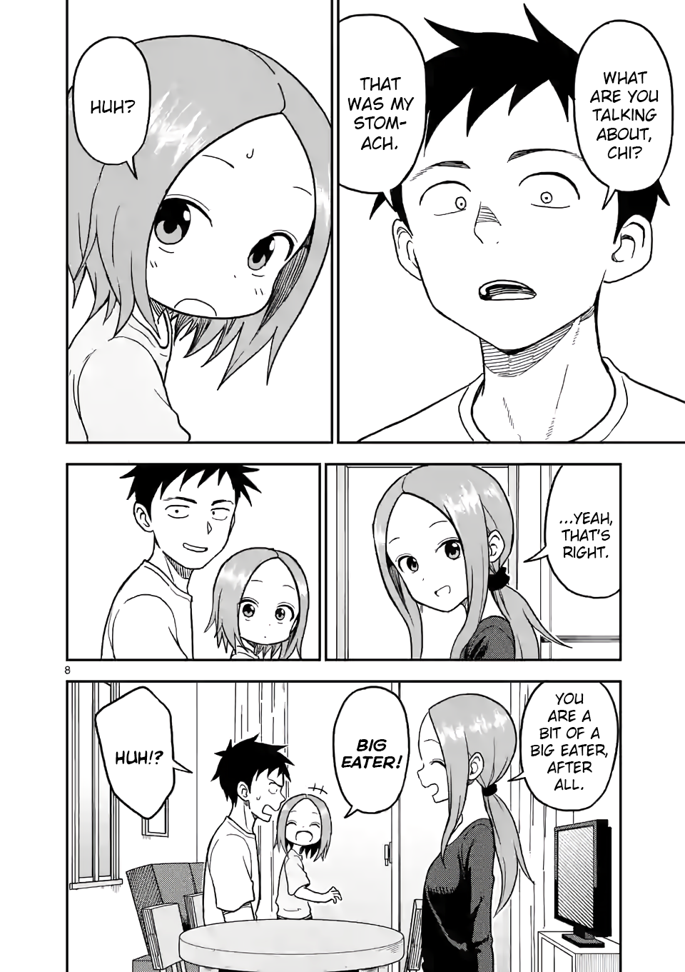Karakai Jouzu no (Moto) Takagi-san Chapter 107 page 8 - Chapter 107