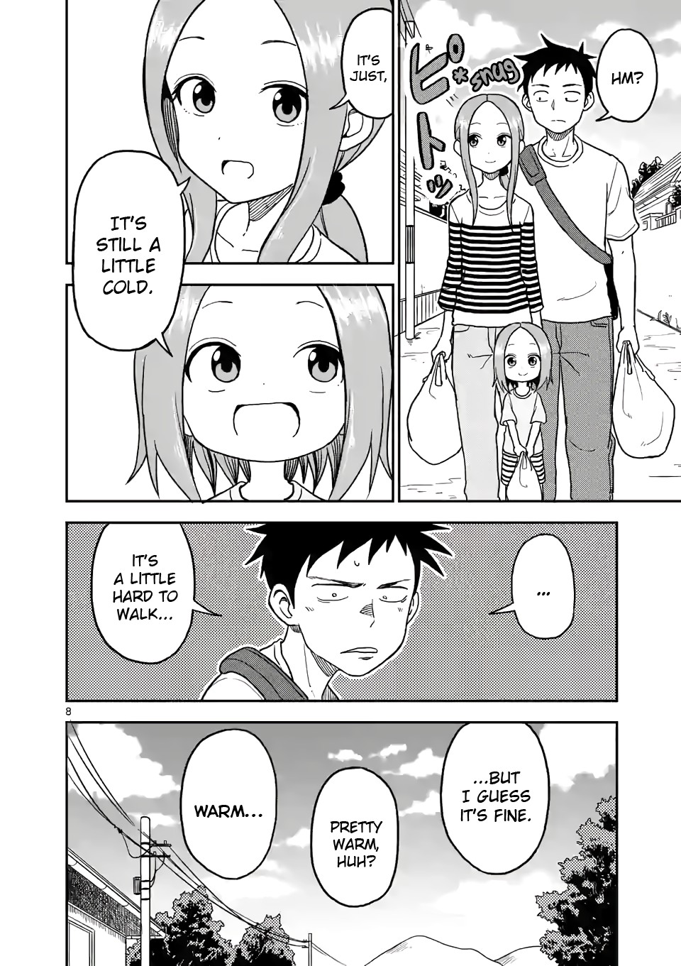 Karakai Jouzu no (Moto) Takagi-san Chapter 108 page 8 - Chapter 108