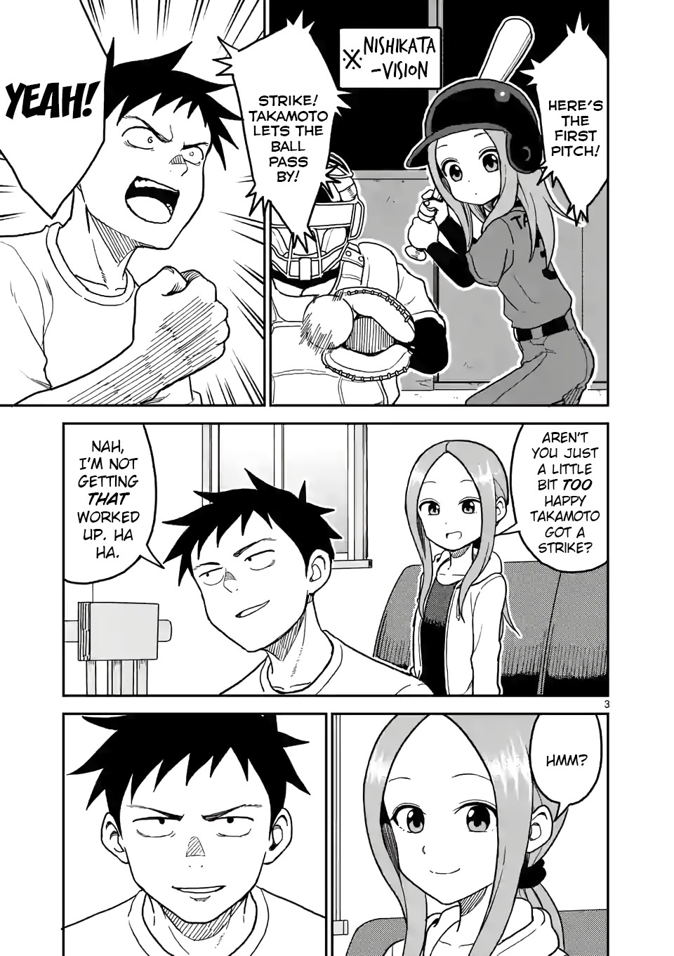 Karakai Jouzu no (Moto) Takagi-san Chapter 109 page 3 - Chapter 109