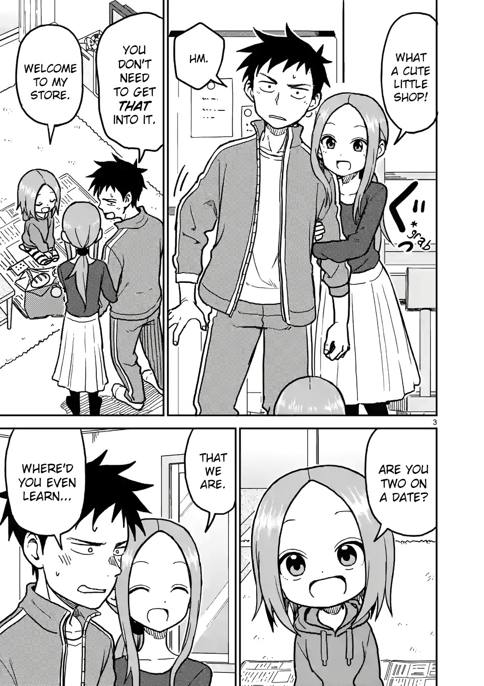 Karakai Jouzu no (Moto) Takagi-san Chapter 111 page 3 - Chapter 111