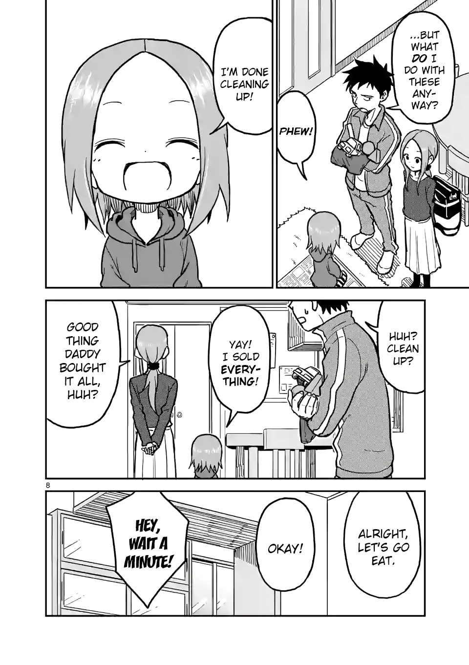 Karakai Jouzu no (Moto) Takagi-san Chapter 111 page 8 - Chapter 111