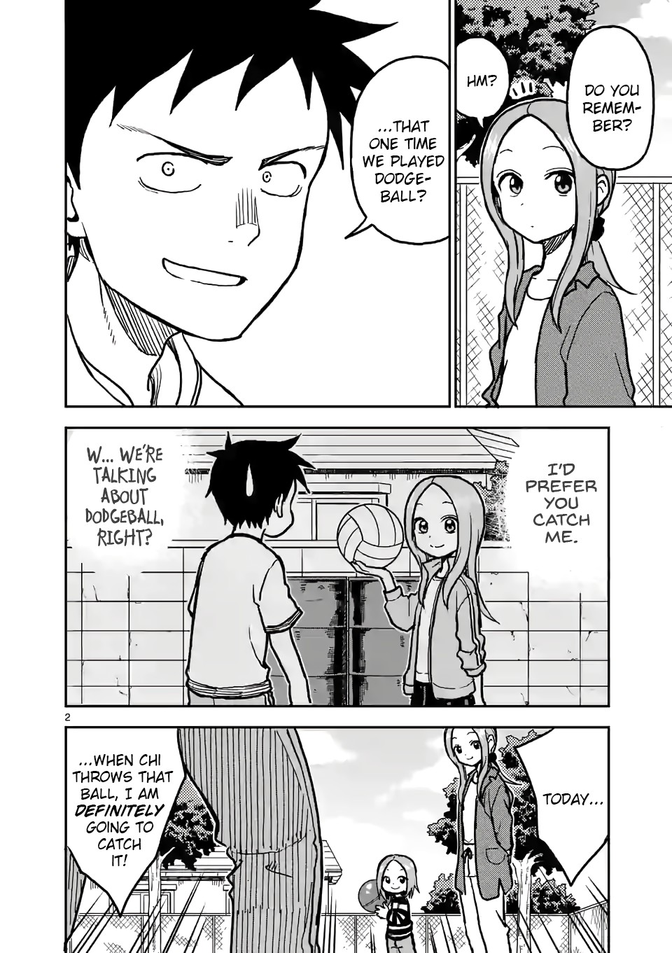 Karakai Jouzu no (Moto) Takagi-san Chapter 112 page 2 - Chapter 112