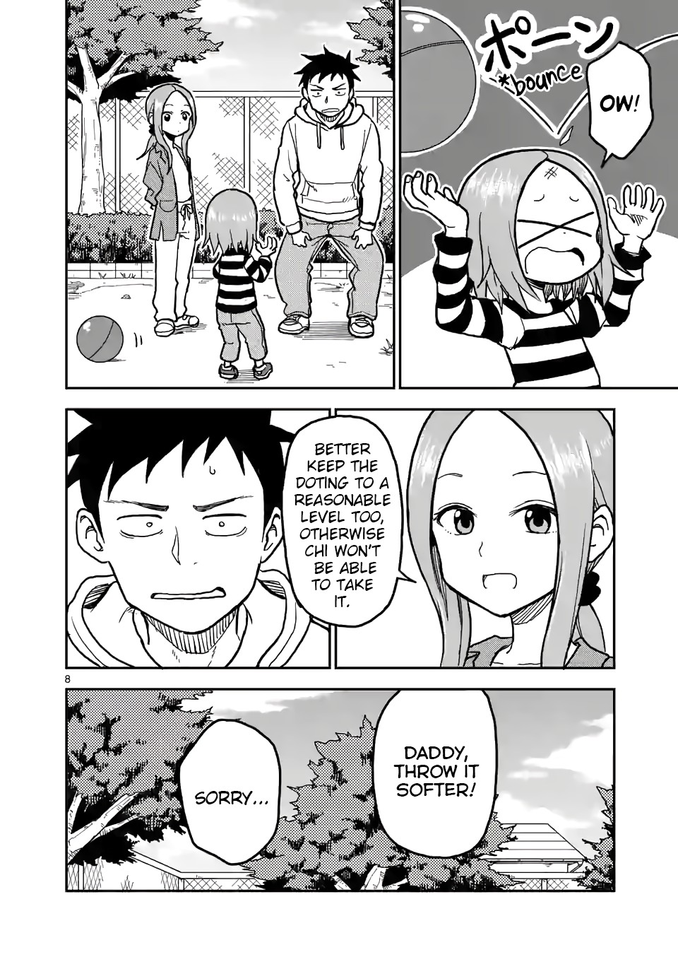 Karakai Jouzu no (Moto) Takagi-san Chapter 112 page 8 - Chapter 112