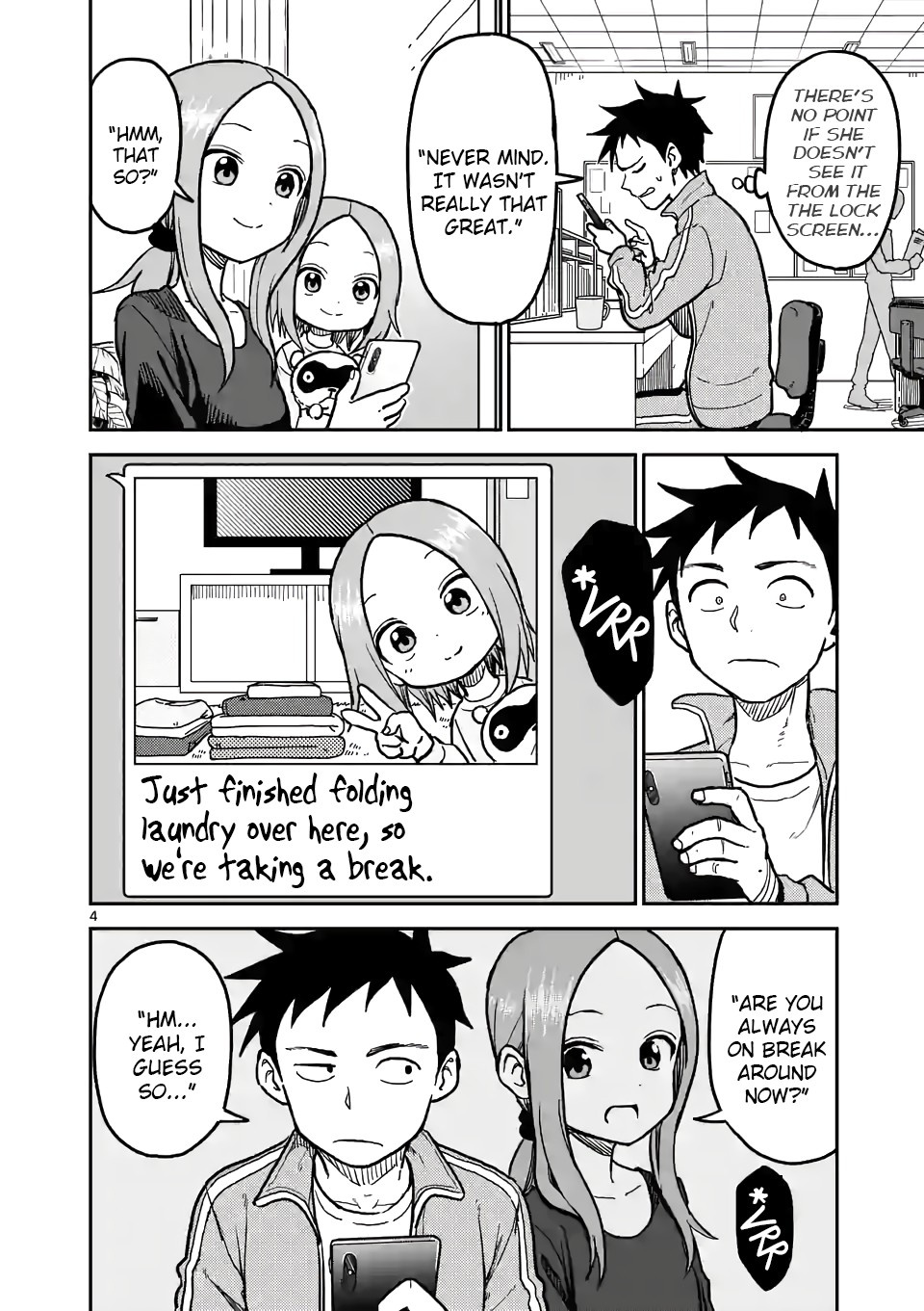 Karakai Jouzu no (Moto) Takagi-san Chapter 113 page 4 - Chapter 113