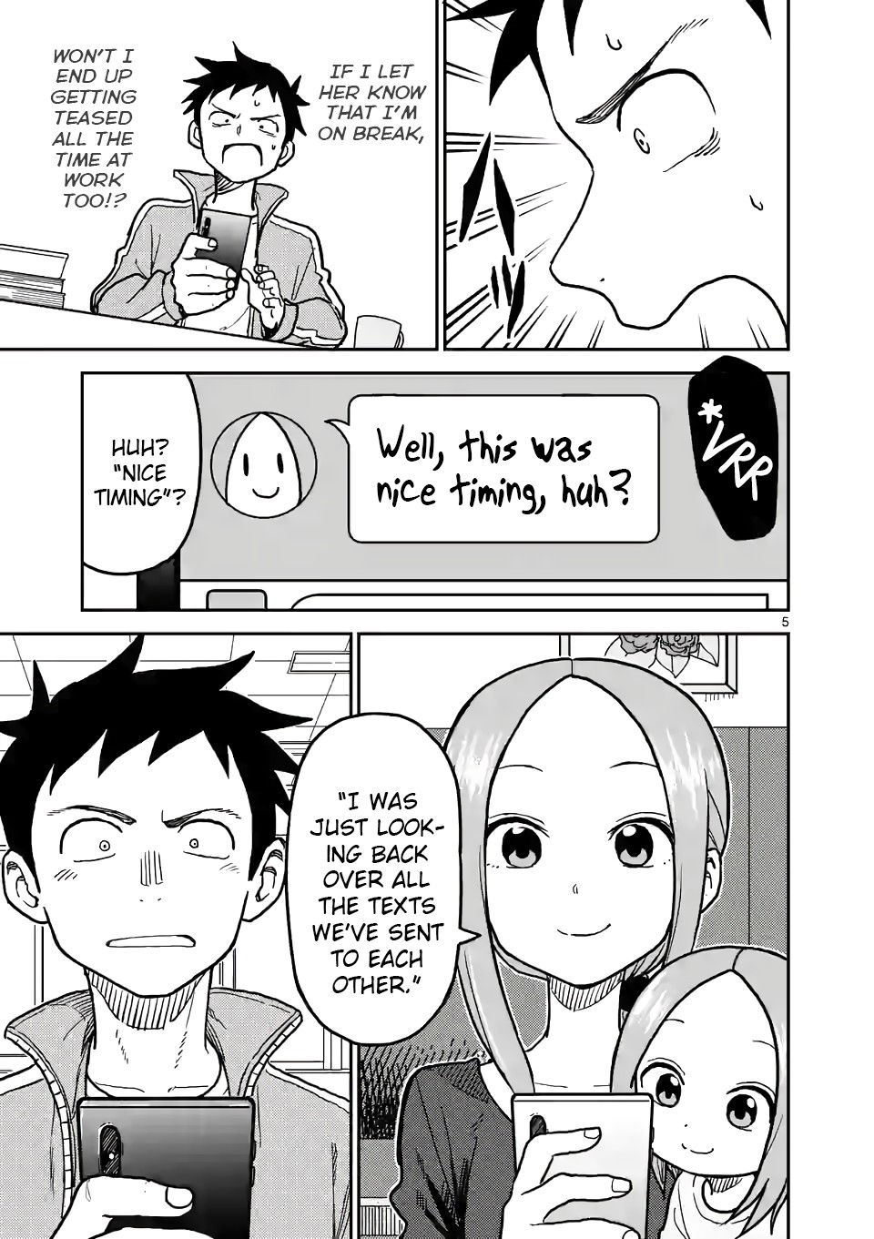 Karakai Jouzu no (Moto) Takagi-san Chapter 113 page 5 - Chapter 113