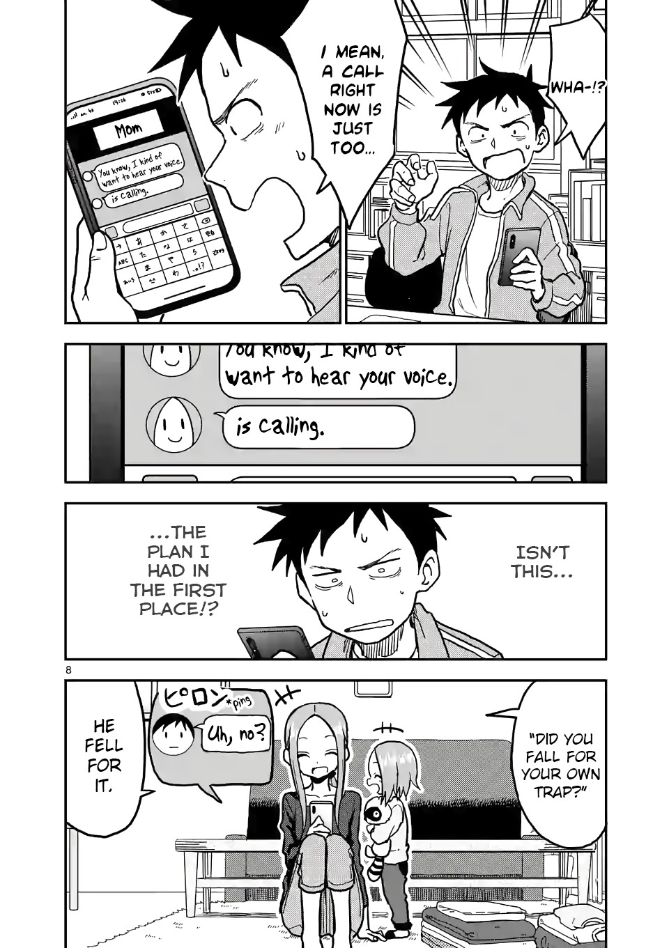Karakai Jouzu no (Moto) Takagi-san Chapter 113 page 8 - Chapter 113