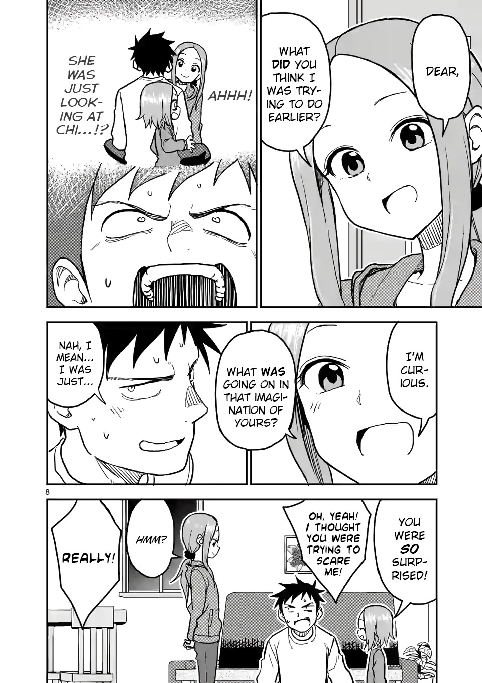 Karakai Jouzu no (Moto) Takagi-san Chapter 114 page 8 - Chapter 114