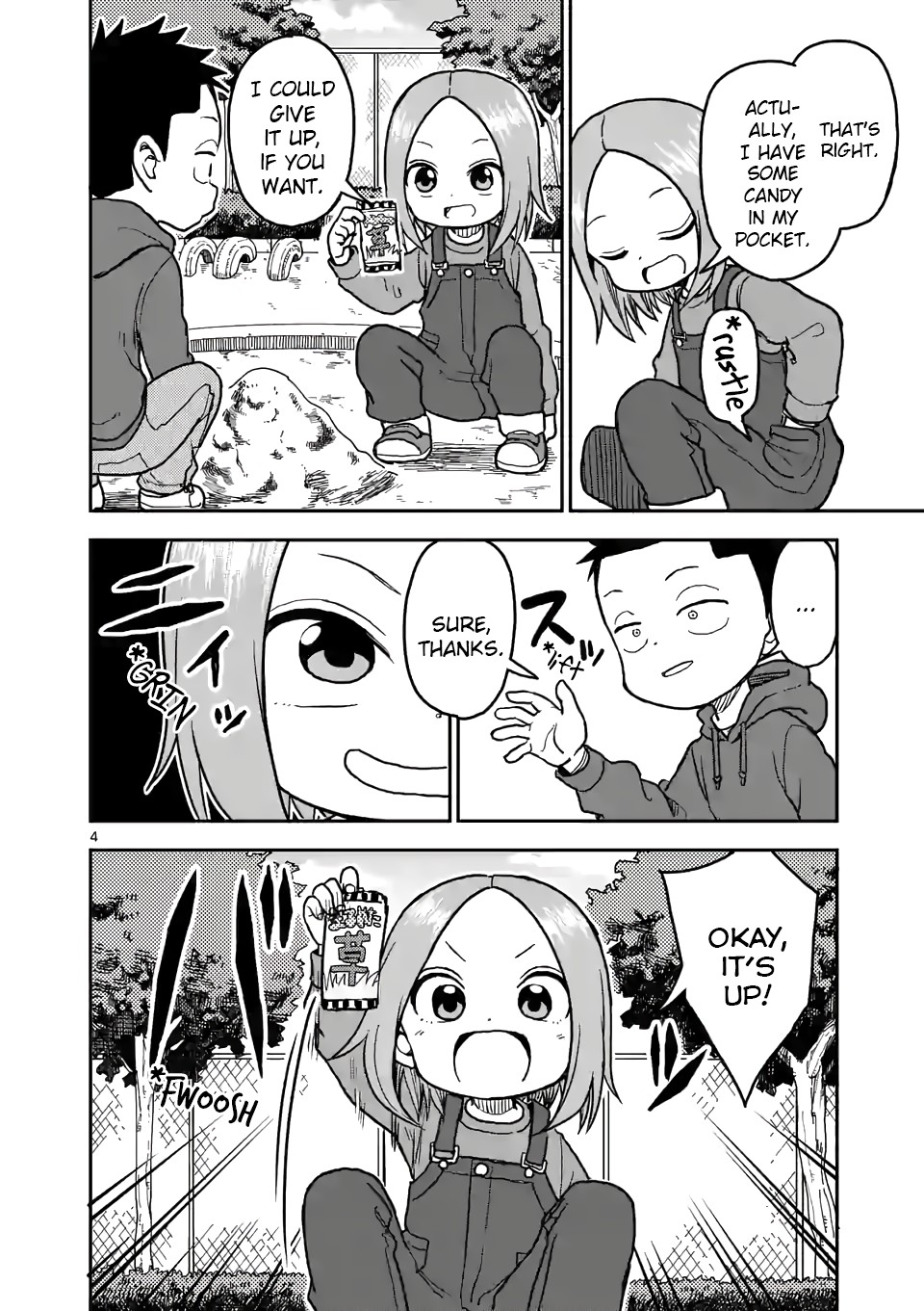 Karakai Jouzu no (Moto) Takagi-san Chapter 116 page 4 - Chapter 116