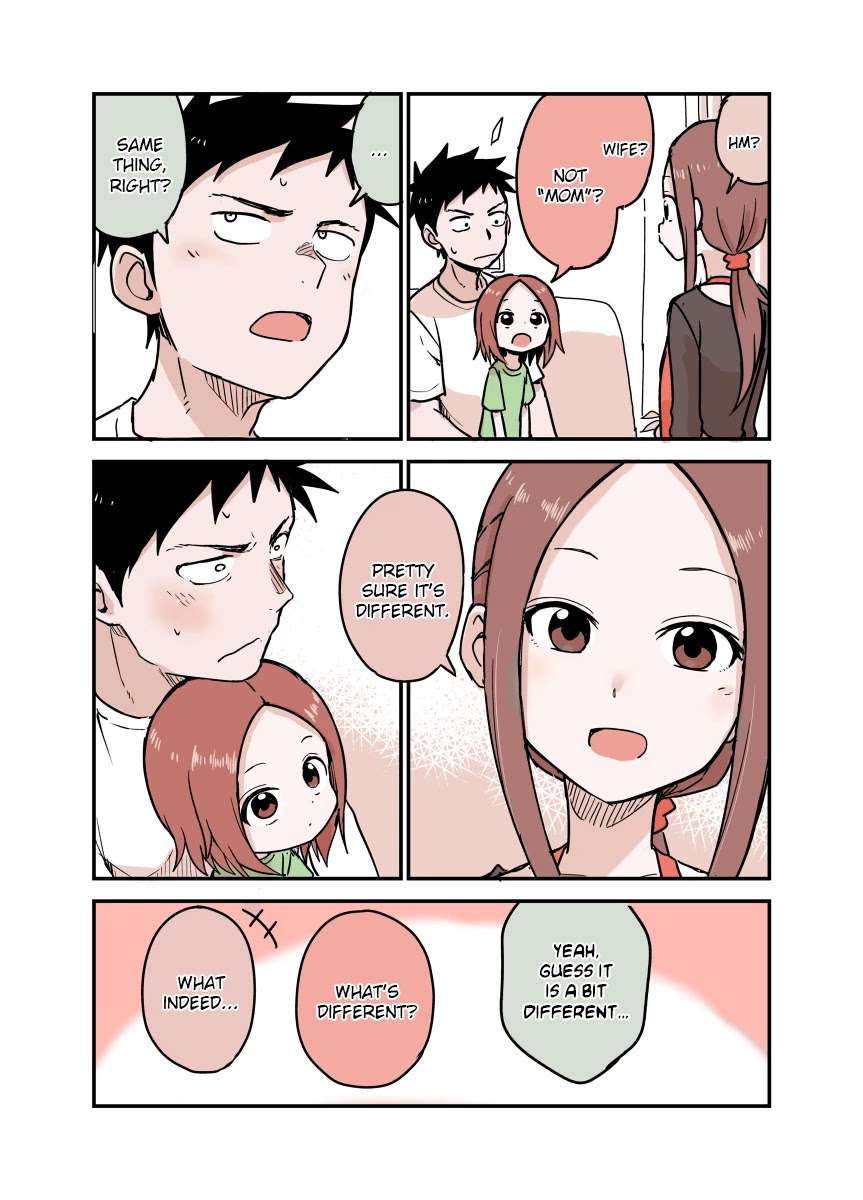 Karakai Jouzu no (Moto) Takagi-san Chapter 117.5 page 6 - Chapter 117.5: Volume 9 Omake Chapter