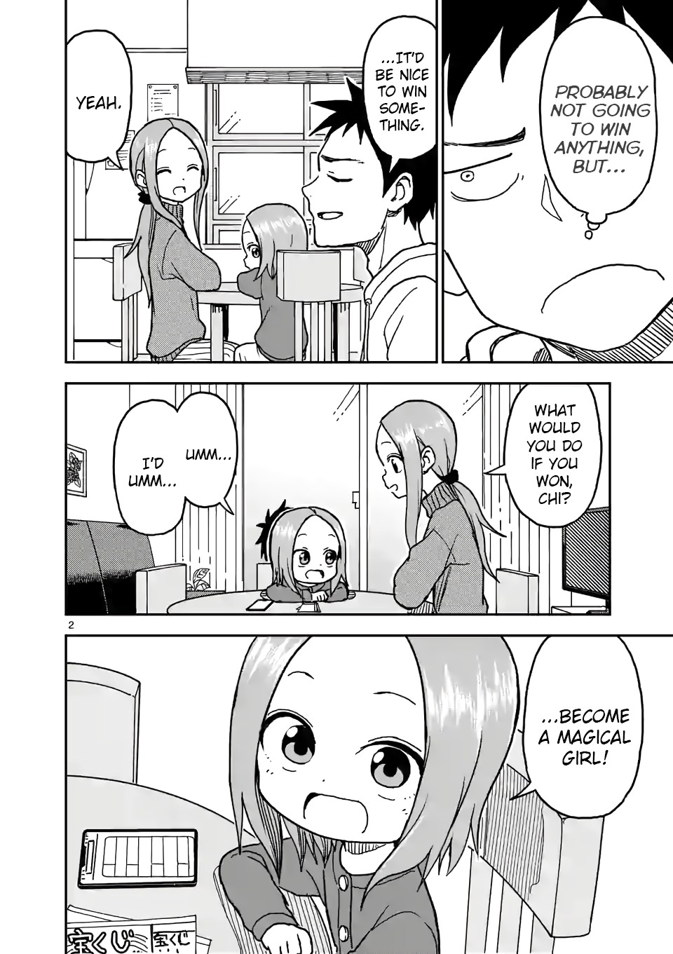 Karakai Jouzu no (Moto) Takagi-san Chapter 119 page 2 - Chapter 119