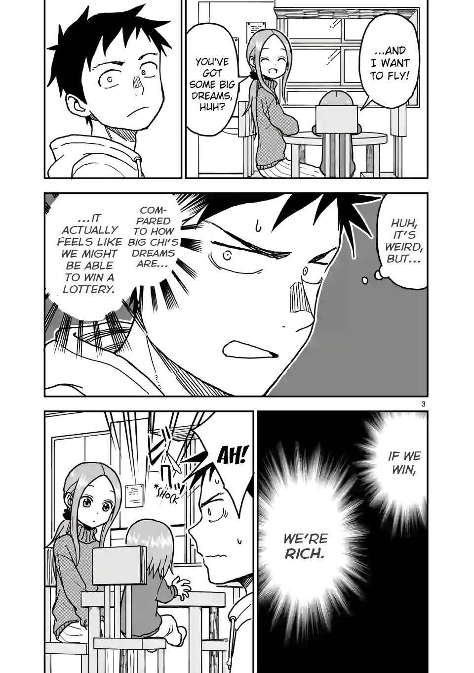 Karakai Jouzu no (Moto) Takagi-san Chapter 119 page 3 - Chapter 119