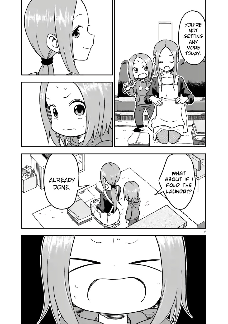 Karakai Jouzu no (Moto) Takagi-san Chapter 121 page 5 - Chapter 121