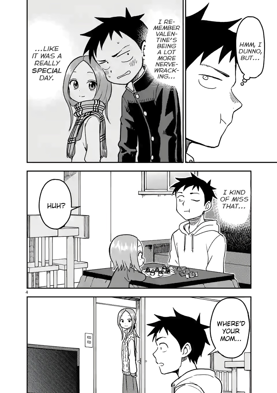 Karakai Jouzu no (Moto) Takagi-san Chapter 122 page 4 - Chapter 122