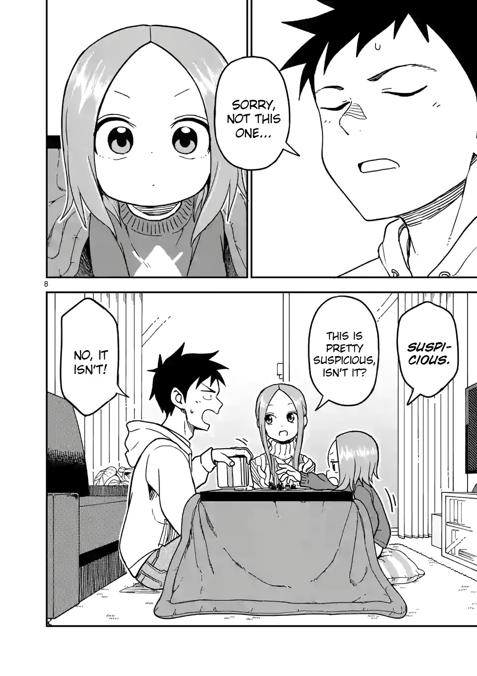 Karakai Jouzu no (Moto) Takagi-san Chapter 122 page 8 - Chapter 122