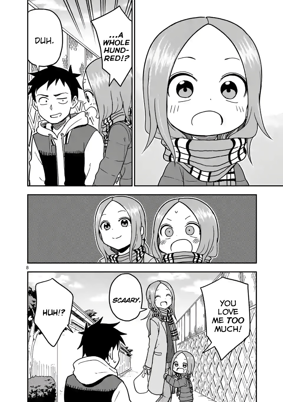 Karakai Jouzu no (Moto) Takagi-san Chapter 123 page 8 - Chapter 123
