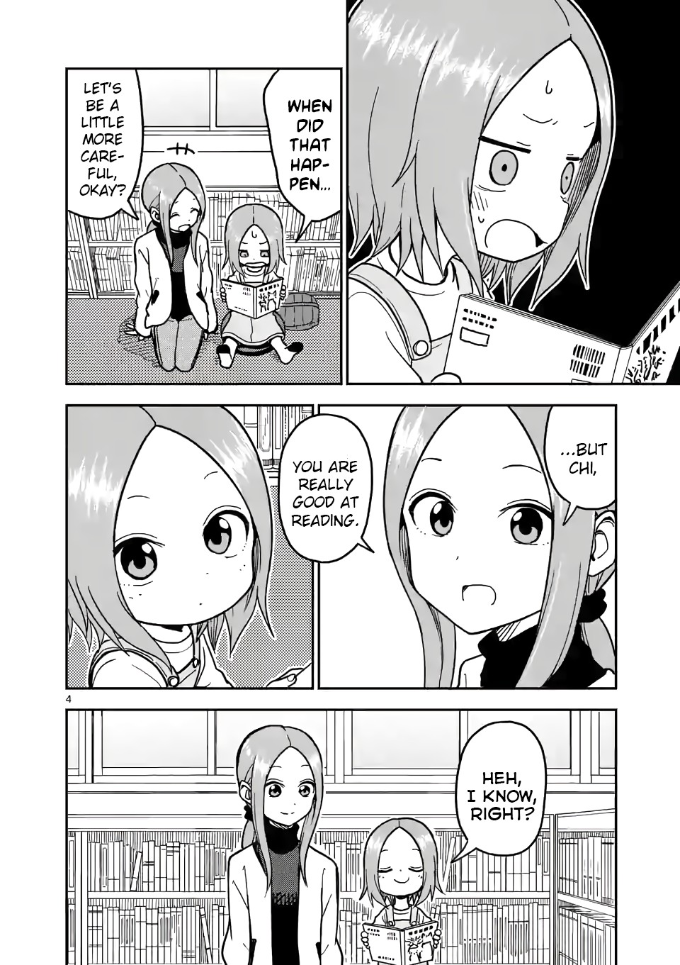 Karakai Jouzu no (Moto) Takagi-san Chapter 124 page 4 - Chapter 124