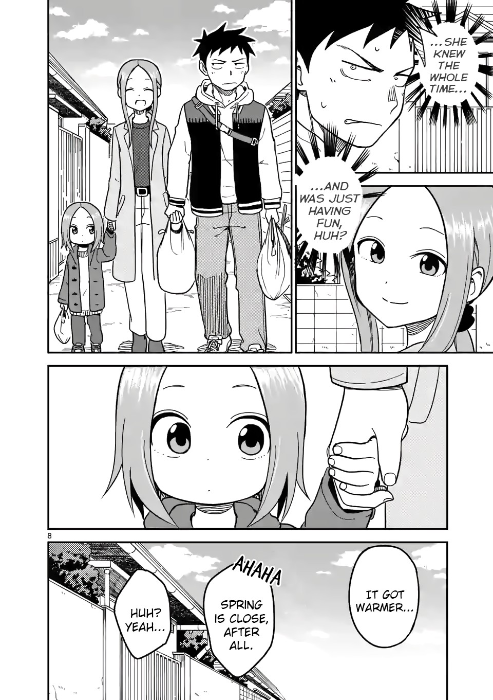 Karakai Jouzu no (Moto) Takagi-san Chapter 125 page 8 - Chapter 125