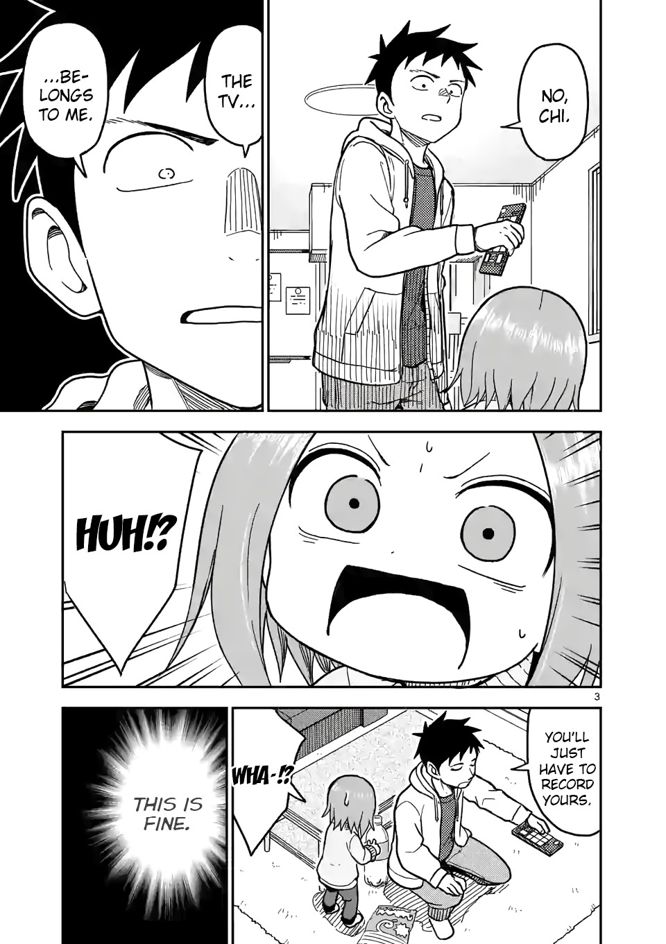 Karakai Jouzu no (Moto) Takagi-san Chapter 126 page 3 - Chapter 126