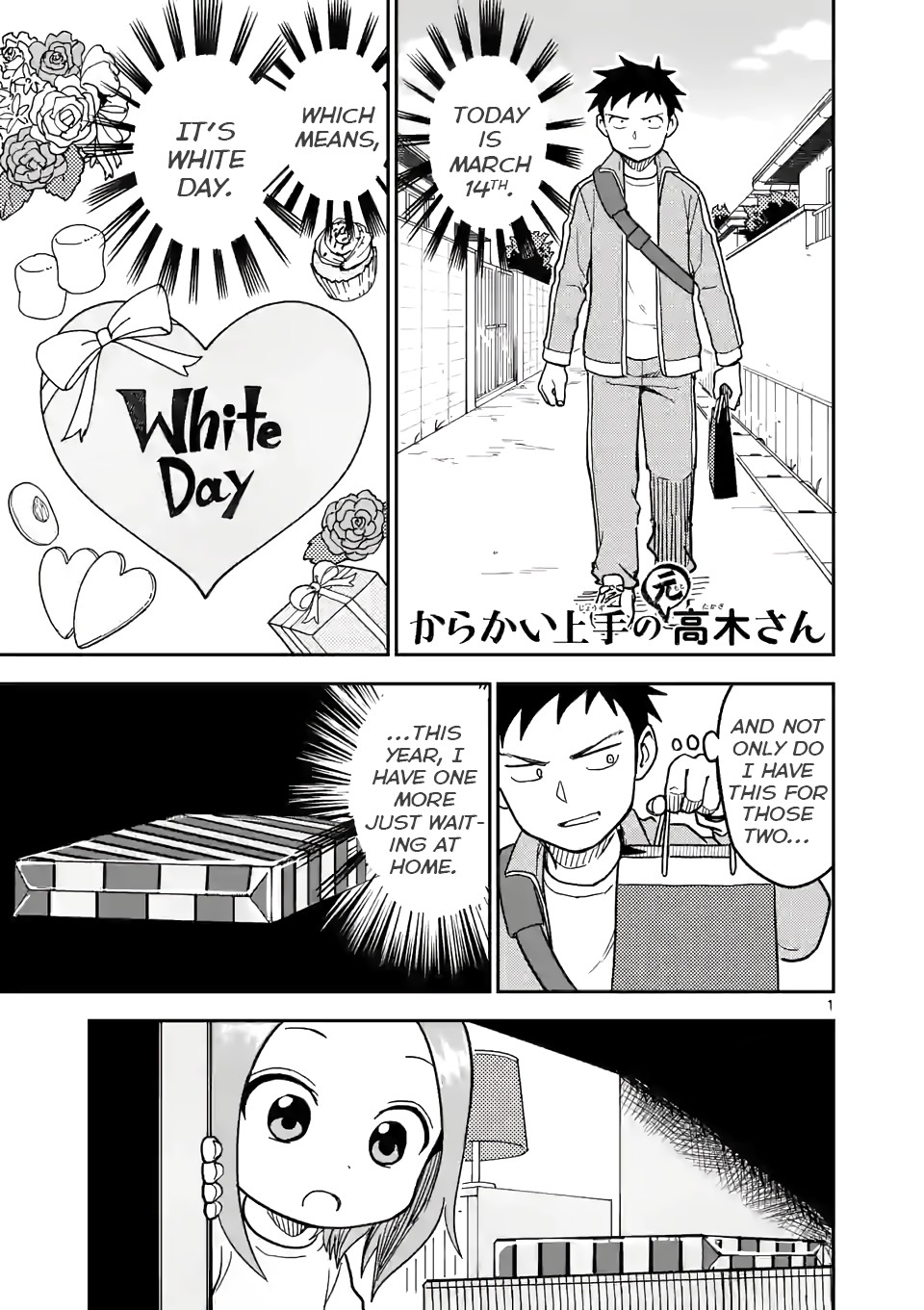 Karakai Jouzu no (Moto) Takagi-san Chapter 127 page 1 - Chapter 127