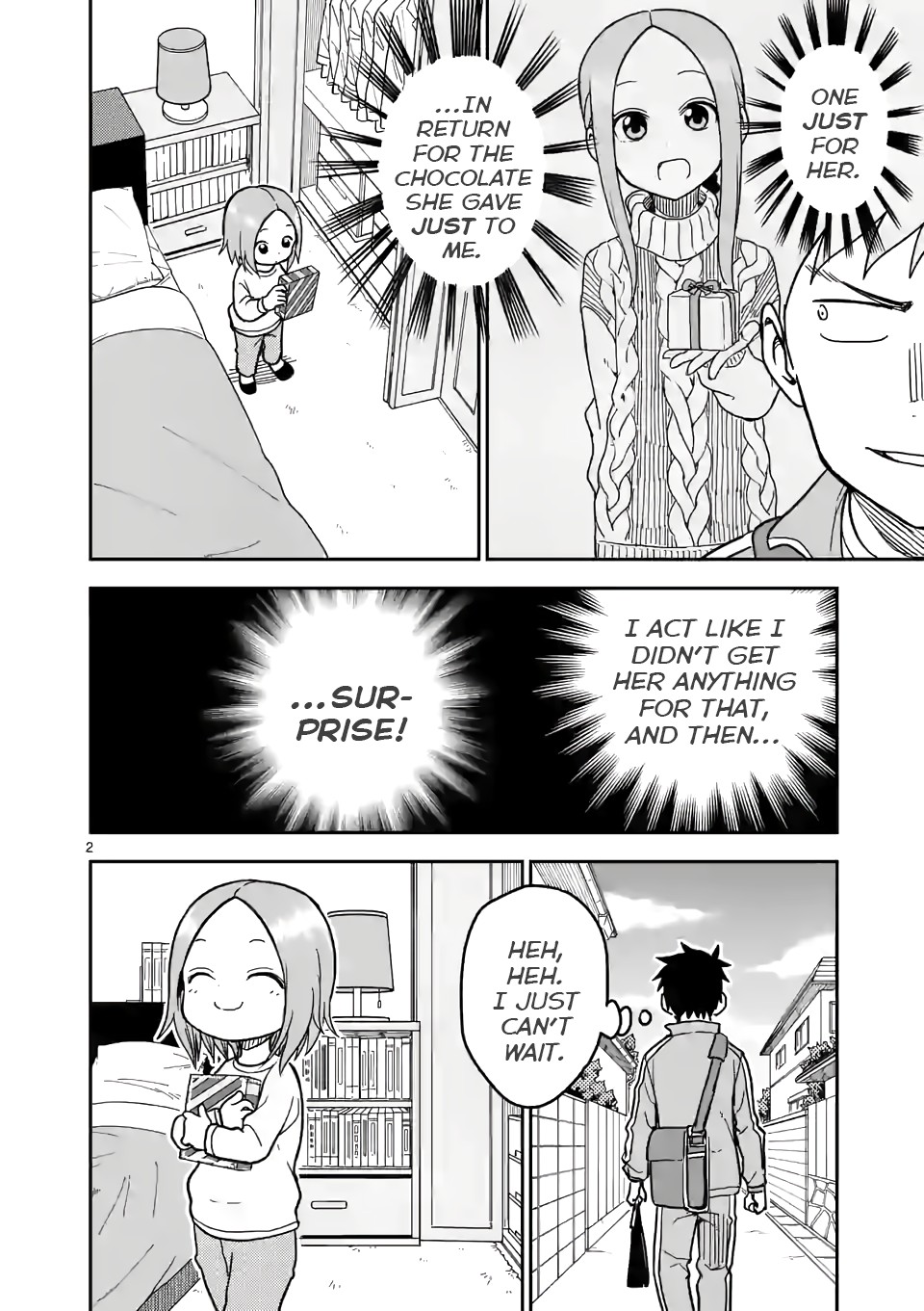 Karakai Jouzu no (Moto) Takagi-san Chapter 127 page 2 - Chapter 127