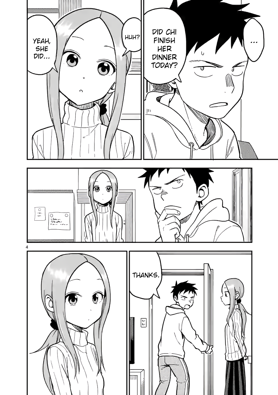 Karakai Jouzu no (Moto) Takagi-san Chapter 127 page 4 - Chapter 127