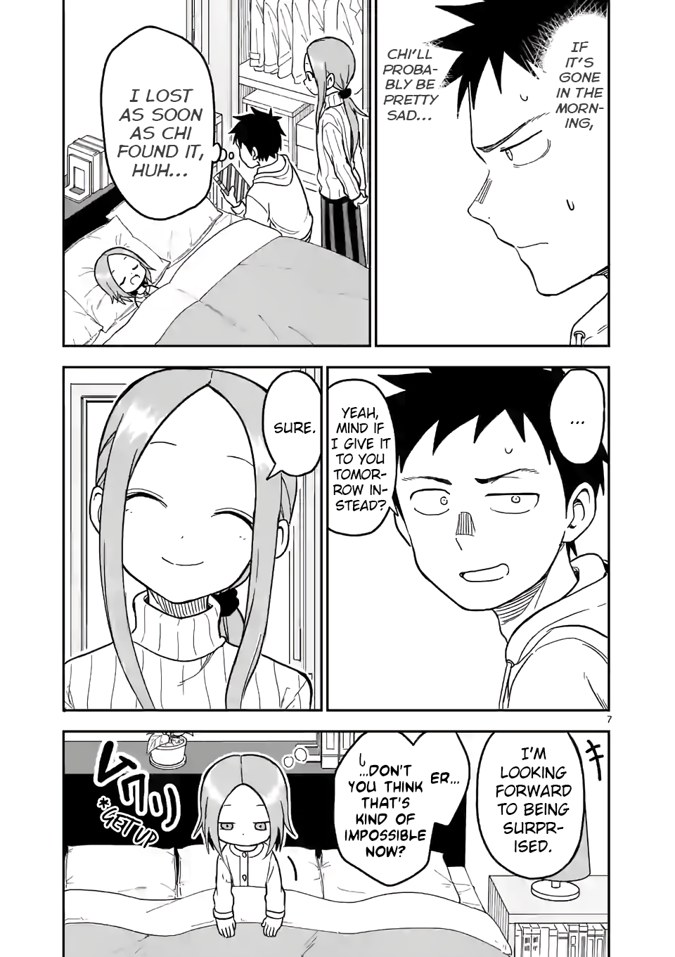 Karakai Jouzu no (Moto) Takagi-san Chapter 127 page 7 - Chapter 127