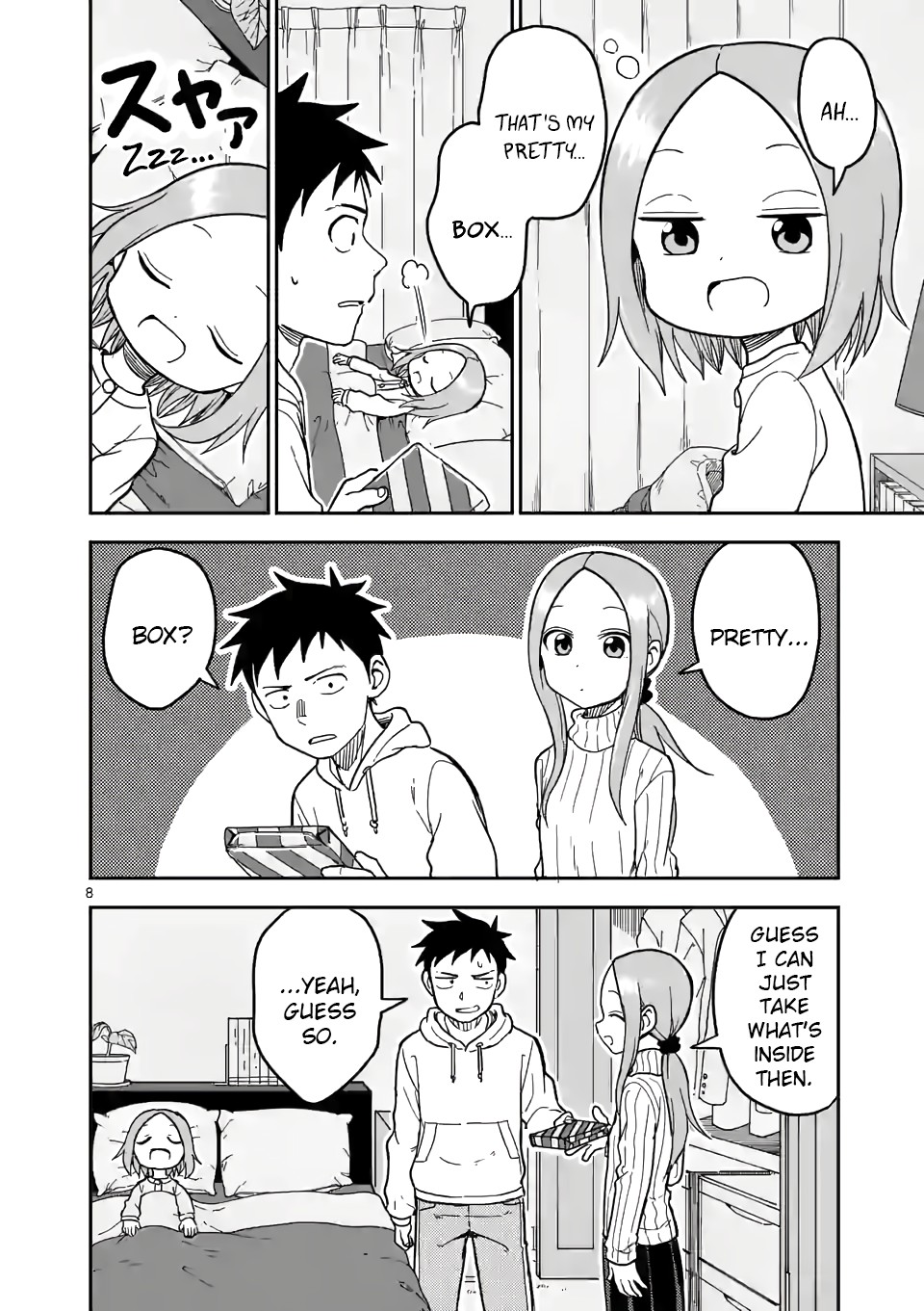 Karakai Jouzu no (Moto) Takagi-san Chapter 127 page 8 - Chapter 127