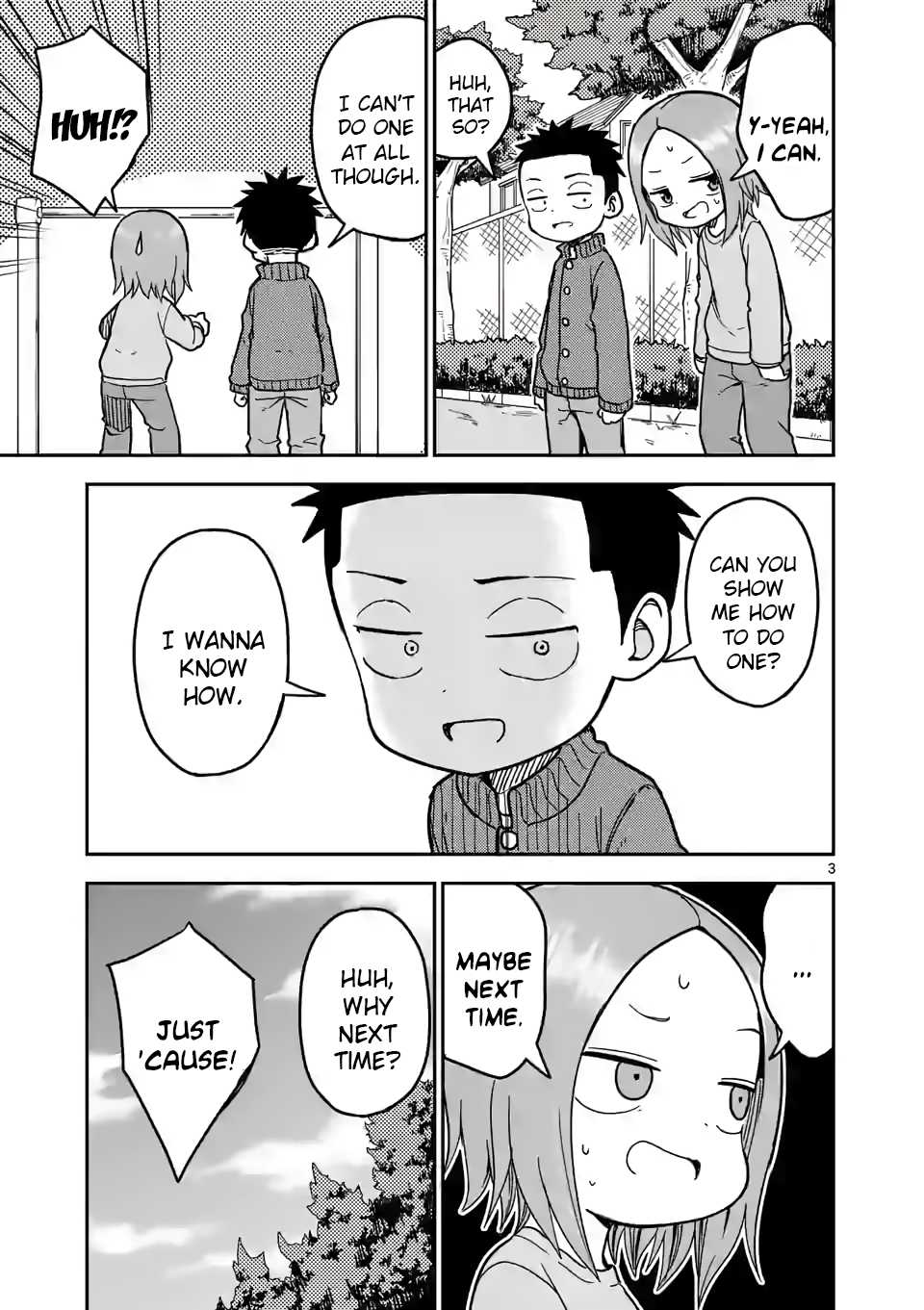 Karakai Jouzu no (Moto) Takagi-san Chapter 128 page 3 - Chapter 128