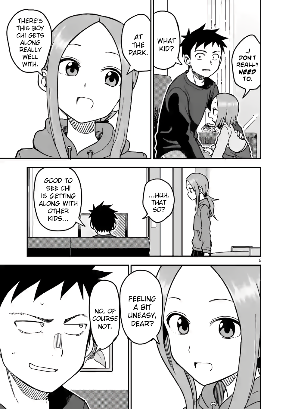 Karakai Jouzu no (Moto) Takagi-san Chapter 128 page 5 - Chapter 128