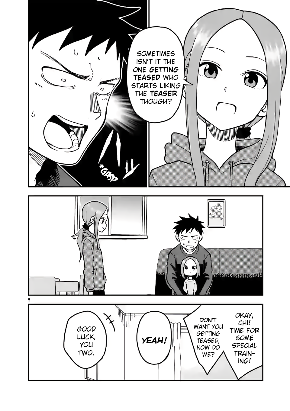 Karakai Jouzu no (Moto) Takagi-san Chapter 128 page 8 - Chapter 128