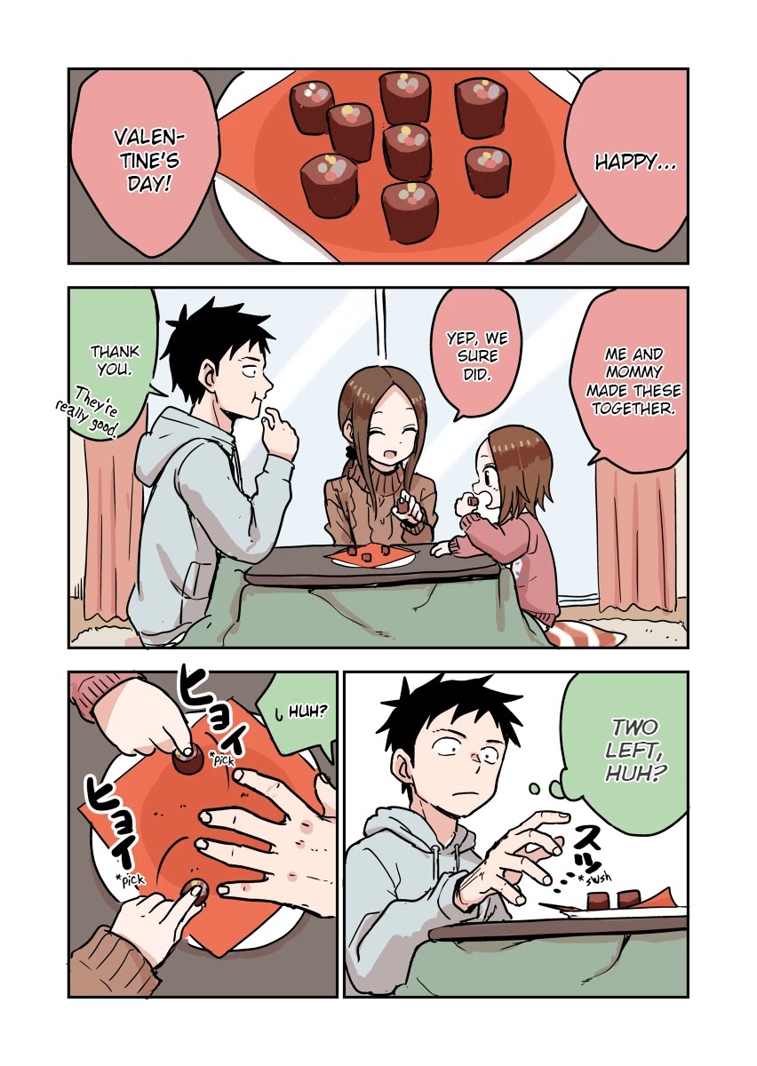 Karakai Jouzu no (Moto) Takagi-san Chapter 129.5 page 5 - Chapter 129.5: Volume 10 Omake Chapter