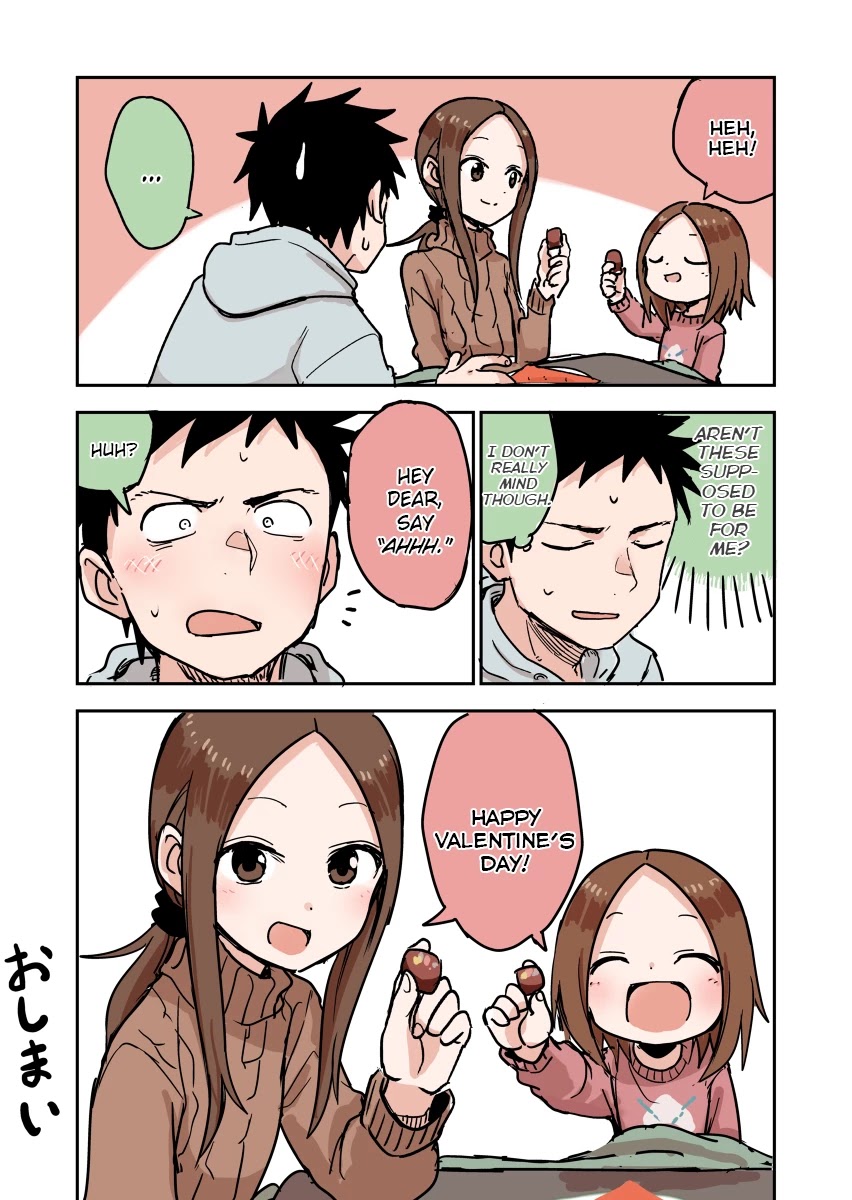 Karakai Jouzu no (Moto) Takagi-san Chapter 129.5 page 6 - Chapter 129.5: Volume 10 Omake Chapter