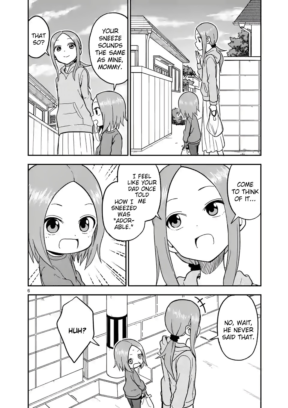 Karakai Jouzu no (Moto) Takagi-san Chapter 129 page 6 - Chapter 129