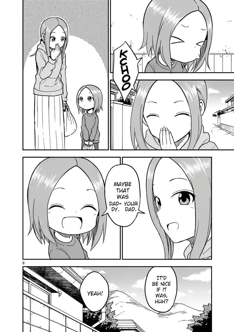 Karakai Jouzu no (Moto) Takagi-san Chapter 129 page 8 - Chapter 129