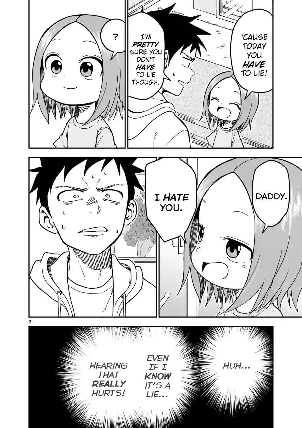 Karakai Jouzu no (Moto) Takagi-san Chapter 130 page 2 - Chapter 130
