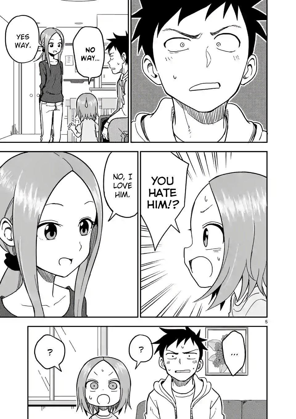 Karakai Jouzu no (Moto) Takagi-san Chapter 130 page 5 - Chapter 130