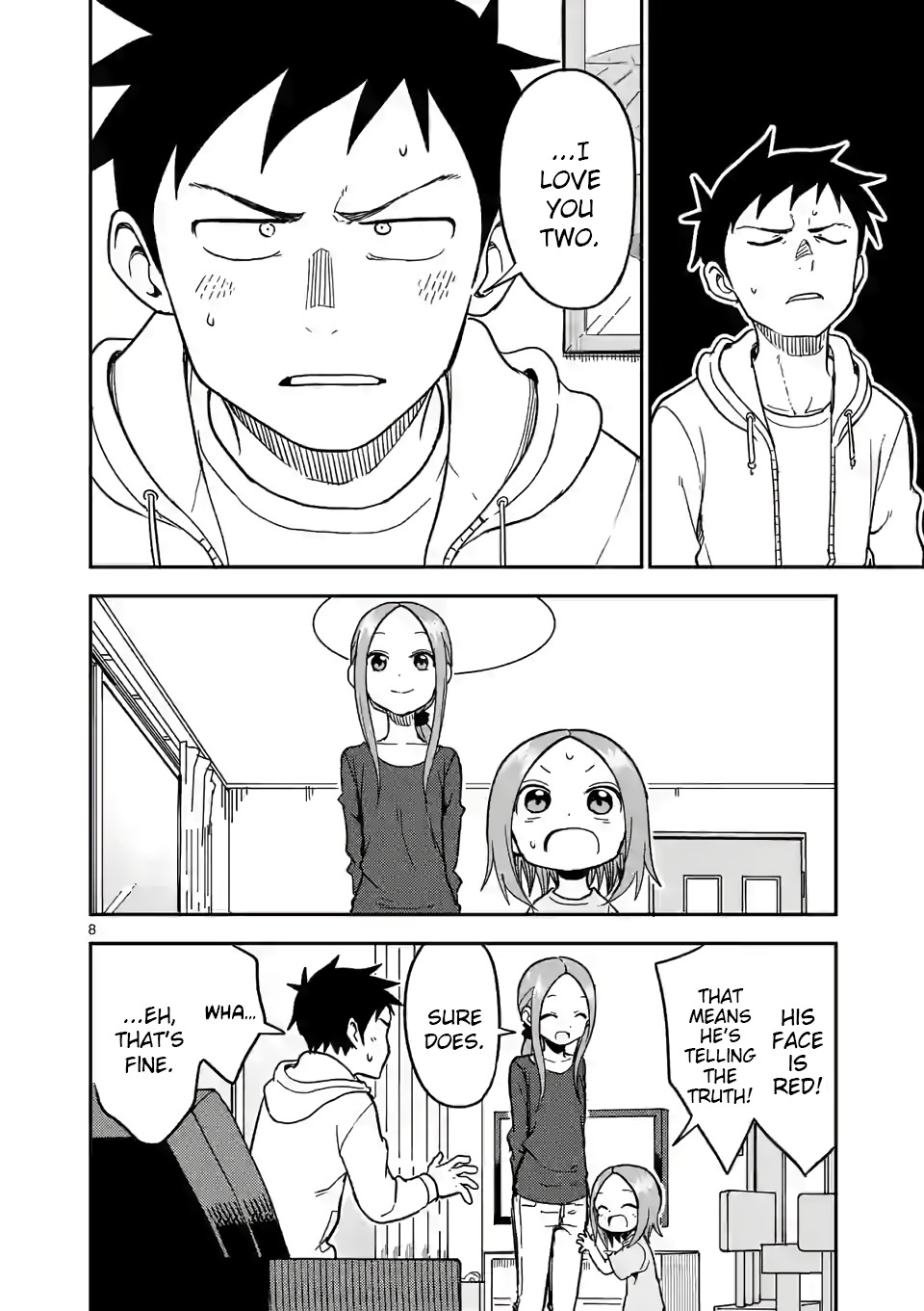 Karakai Jouzu no (Moto) Takagi-san Chapter 130 page 8 - Chapter 130