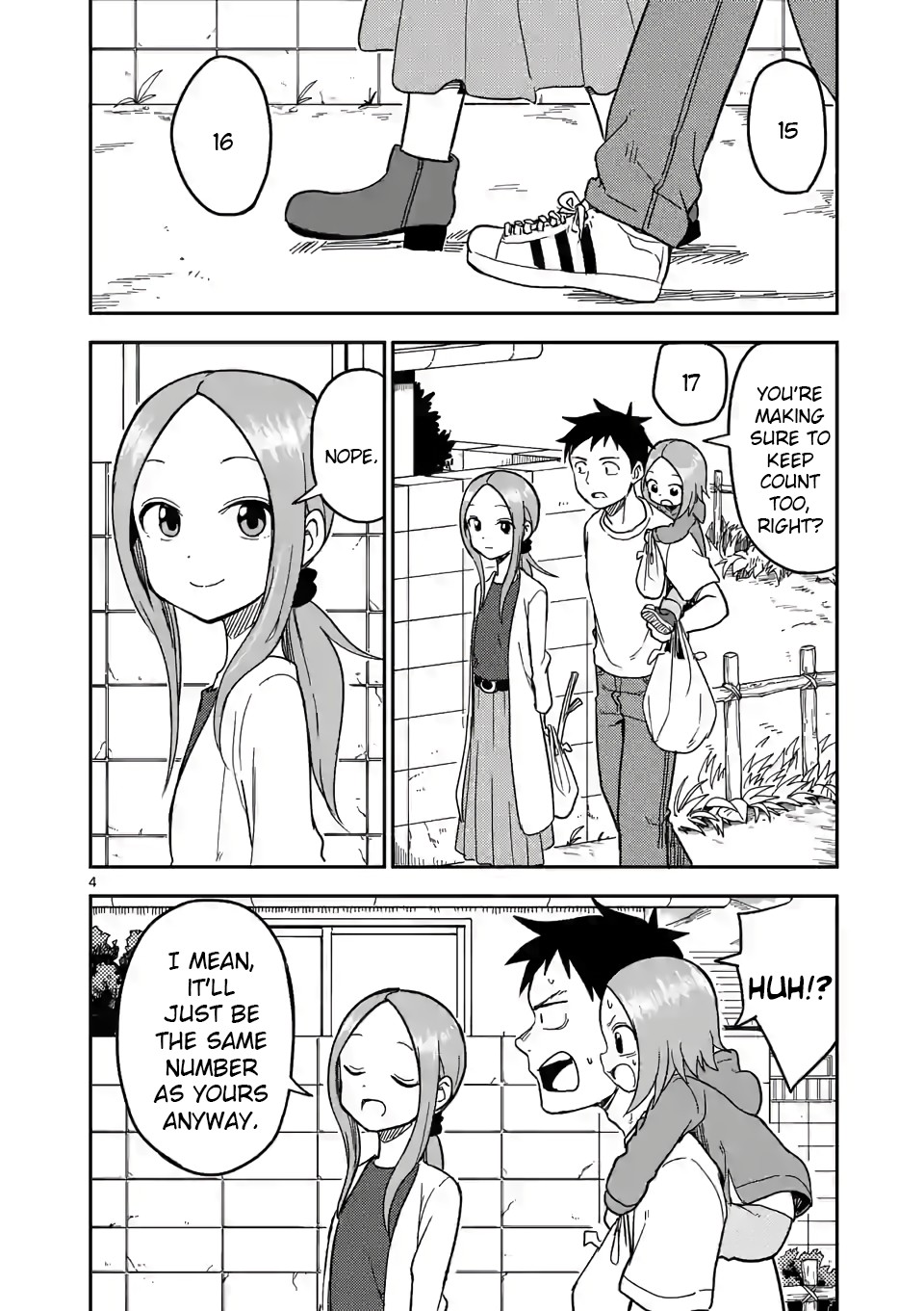 Karakai Jouzu no (Moto) Takagi-san Chapter 132 page 4 - Chapter 132