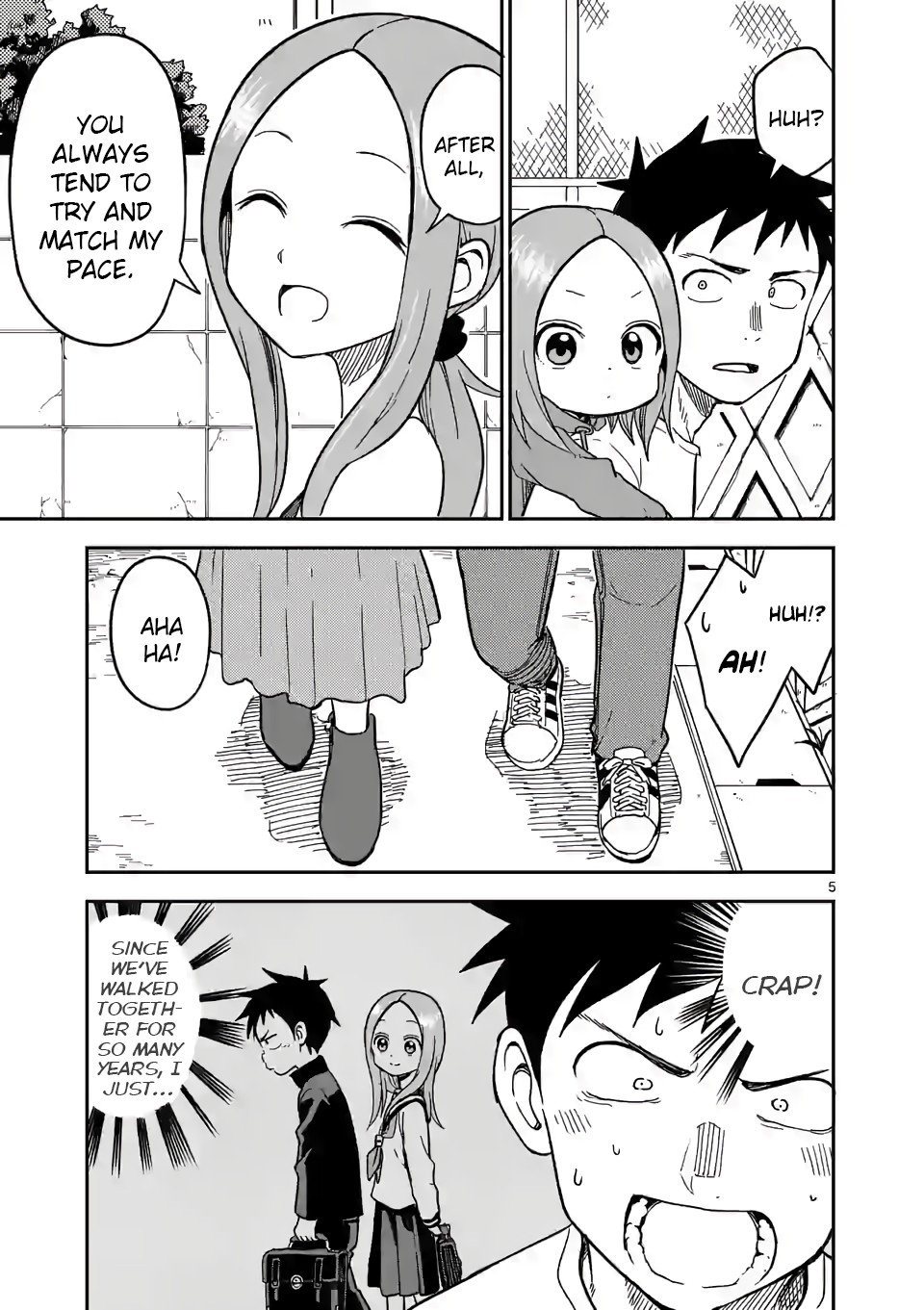 Karakai Jouzu no (Moto) Takagi-san Chapter 132 page 5 - Chapter 132