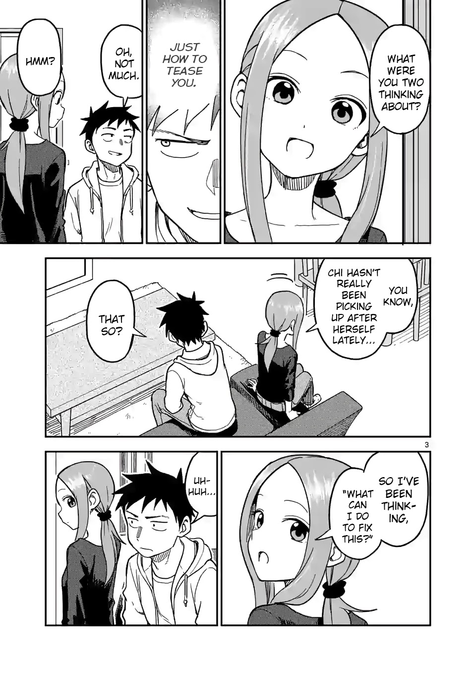 Karakai Jouzu no (Moto) Takagi-san Chapter 133 page 3 - Chapter 133