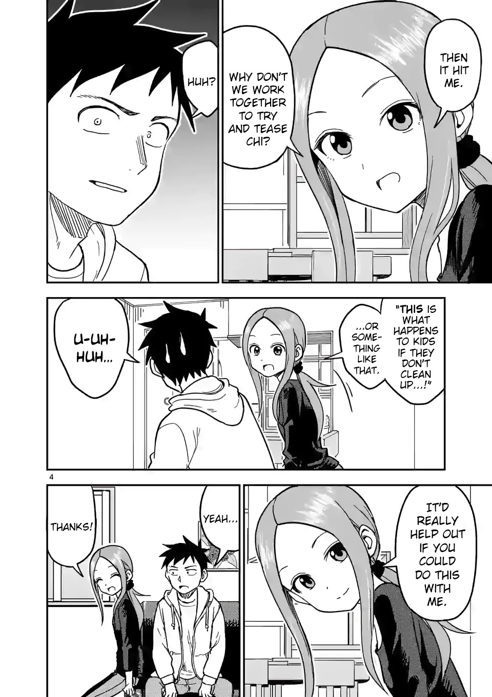 Karakai Jouzu no (Moto) Takagi-san Chapter 133 page 4 - Chapter 133