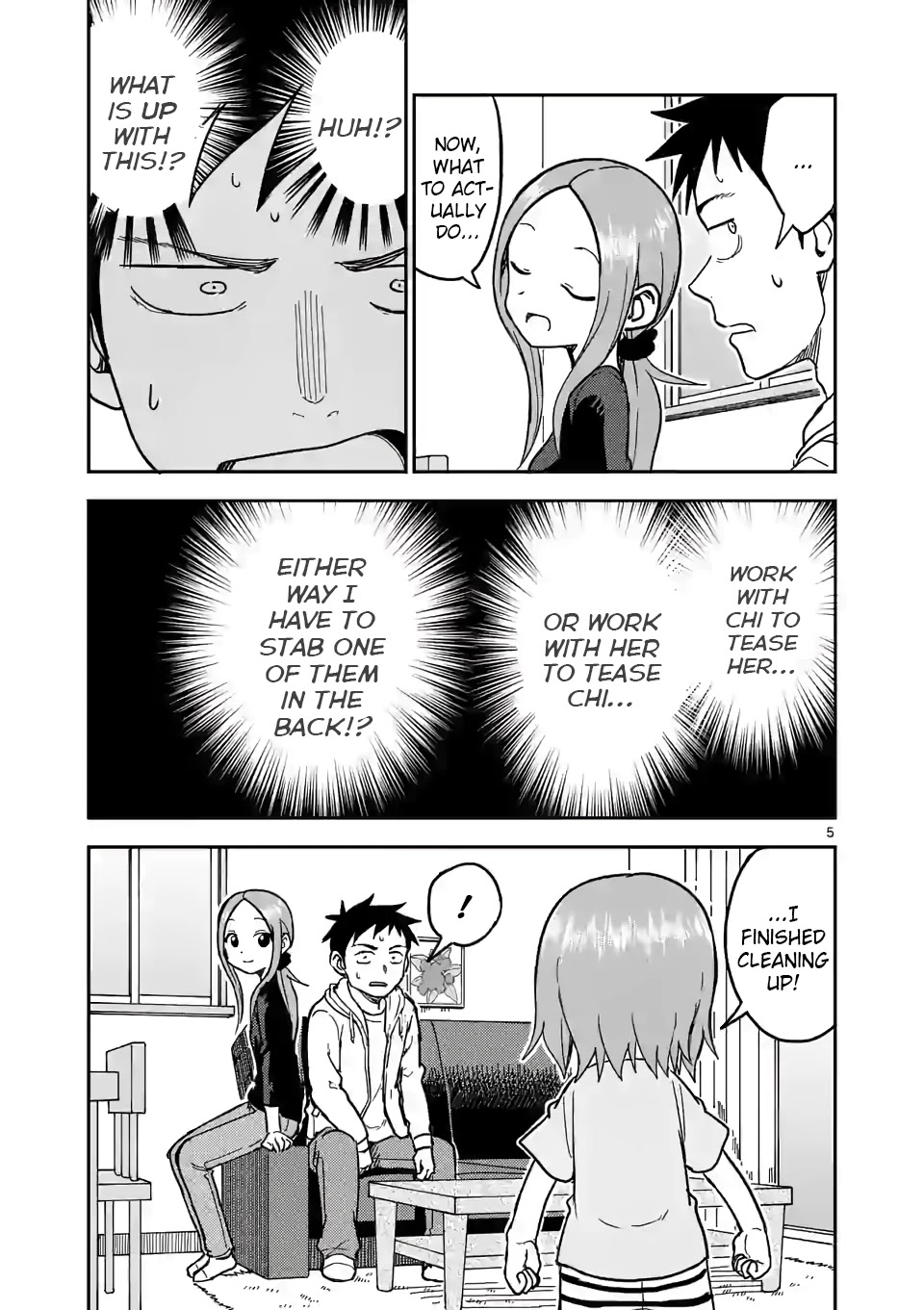 Karakai Jouzu no (Moto) Takagi-san Chapter 133 page 5 - Chapter 133